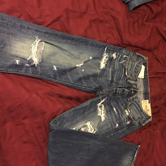 Hollister ripped jeans