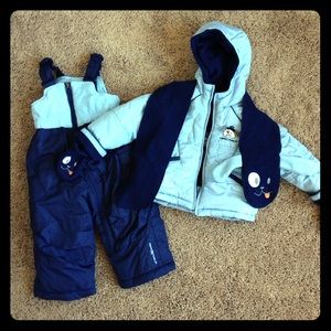 12M snowsuit and Coat