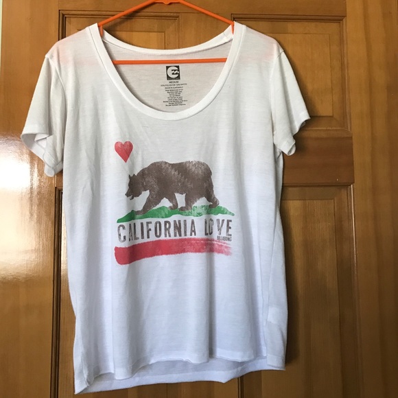 White T-shirt with California graphic