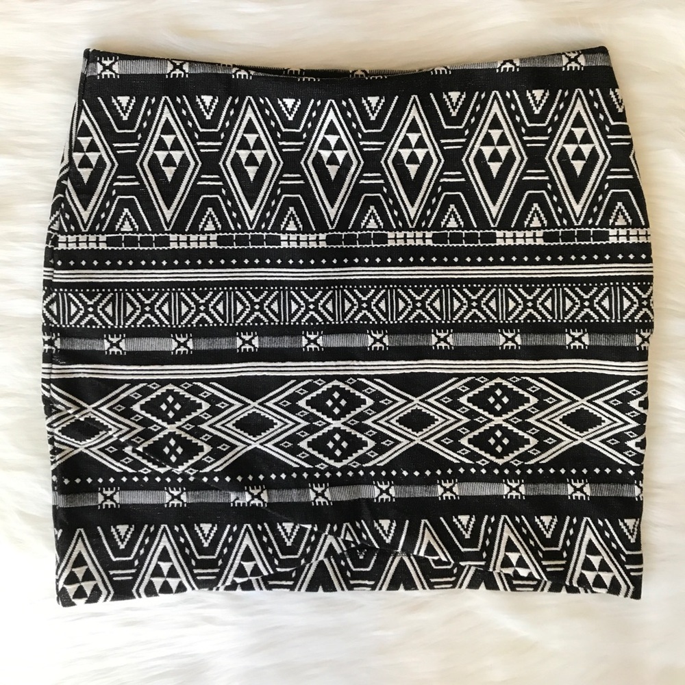 Asymmetrical Mini Skirt