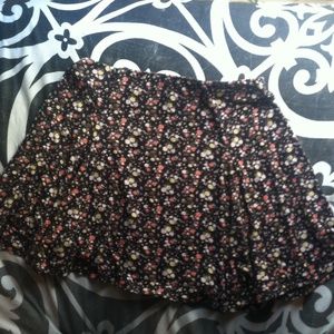 Womens Floral Skirt