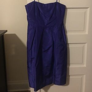 J Crew silk taffeta Strapless dress