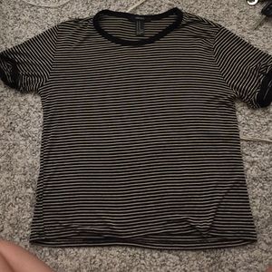 Striped ringer tee