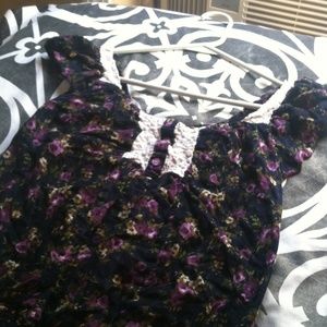 Womens Floral Blouse