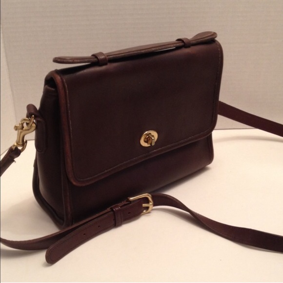 Coach brown leather vintage purse