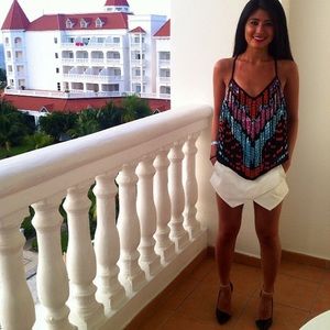 Zara - White Mini Skort