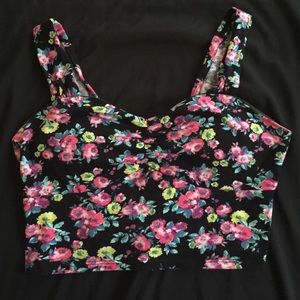 Floral crop top