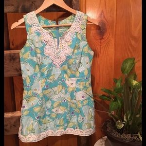 Lilly Pulitzer Peplum top.