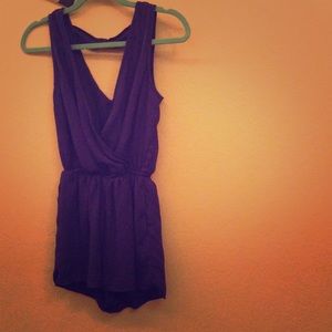 Royal blue romper