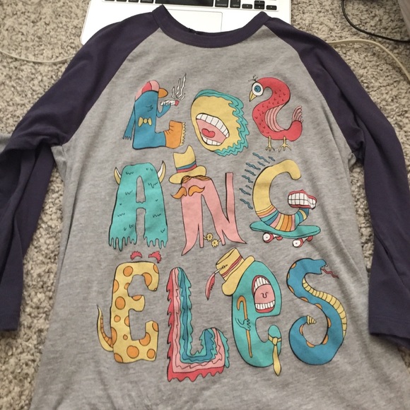 Men's Los Angeles baseball tee