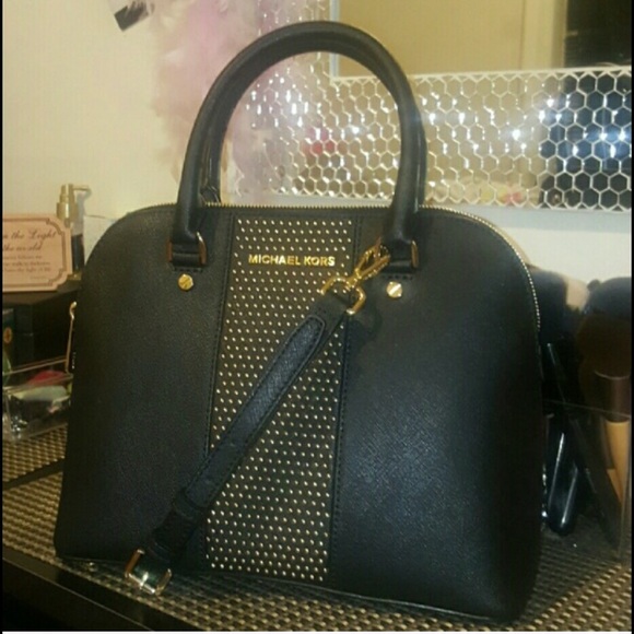 Michael Kors studded satchel NEED GONE!!