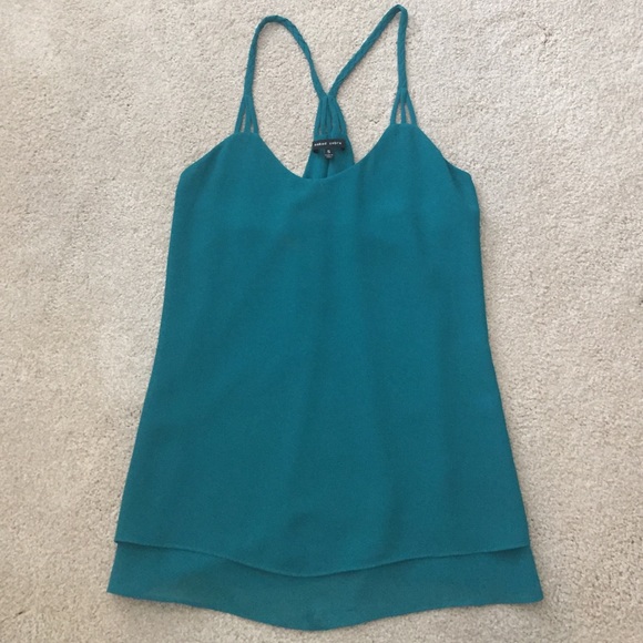 Naked Zebra Teal Strappy Tank