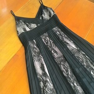 LOFT black lace dress