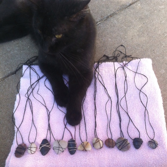 Wire-Wrapped Stone Necklaces