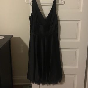 Satin v-neck party dress from Forever 21