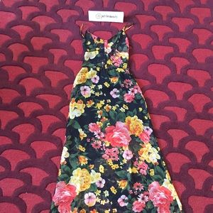REFORMATION floor length floral dress // XS