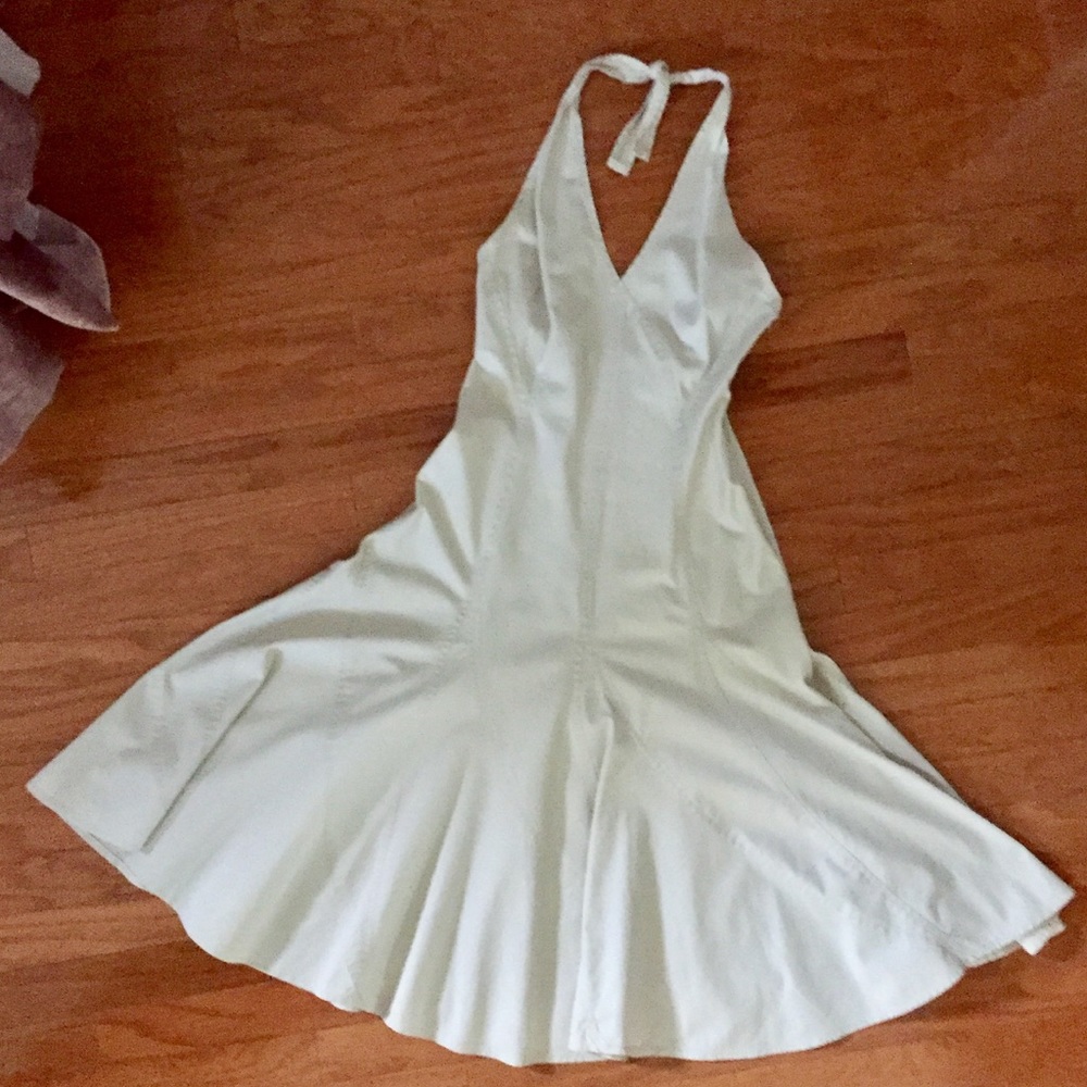 Vintage Full Skirt Halter Dress XS