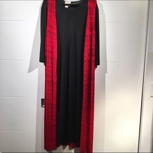 Coldwater Creek Dress with separate long vest L