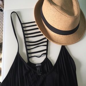 Black maxi dress with cute back detail