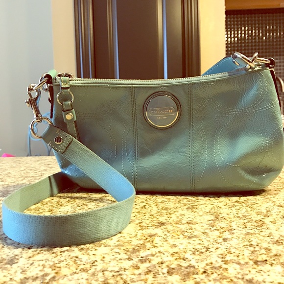 Coach Crossbody patent leather purse