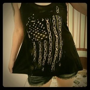 American Flag tank top