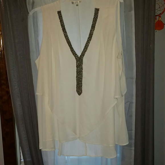 Beaded tank top