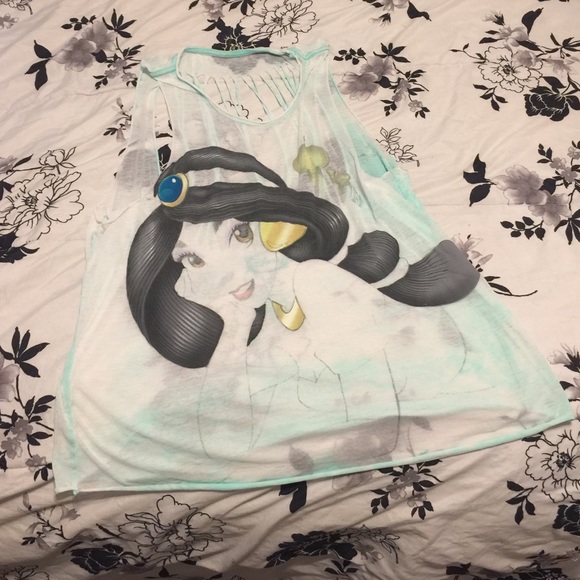 Sheer Disney princess Jasmine Tank top