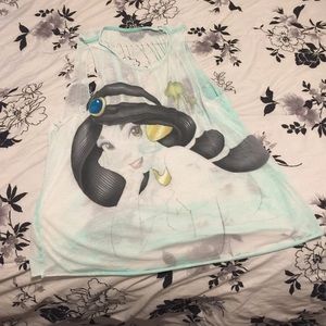 Sheer Disney princess Jasmine Tank top