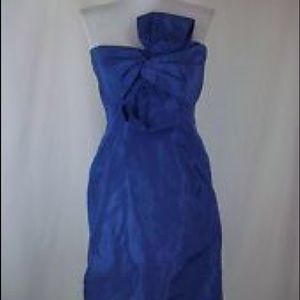 Royal blue J Crew bow monde 6 cotton