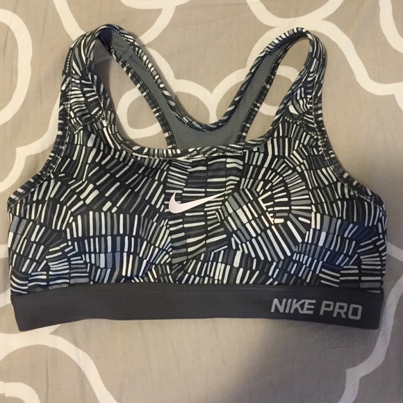 Grey Nike Drifit Bra