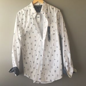 Gap ⚓️nautical⚓️ button up NWT