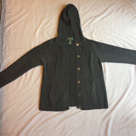 Polo Hooded Sweater Cardigan