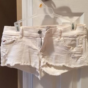 Hollister White Shorts