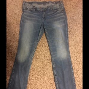 Silver Jeans Pl Sz Tuesday baby boot, Sz 20W/33