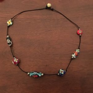 Handmade bead necklace