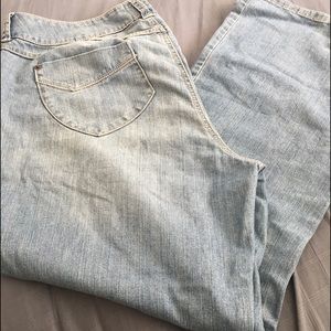 Torrid bootcut light blue denim jeans size 22
