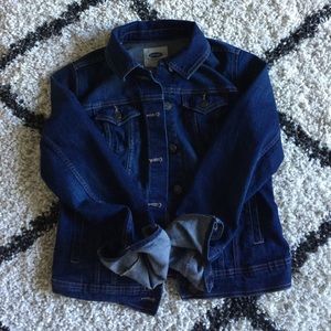 Old Navy Dark Wash Denim Jacket Size Small