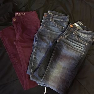 3 American eagle pants