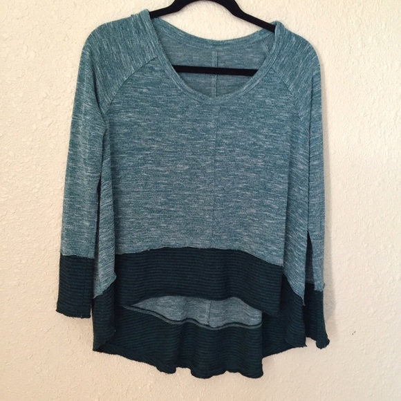 Free People Green Sweater