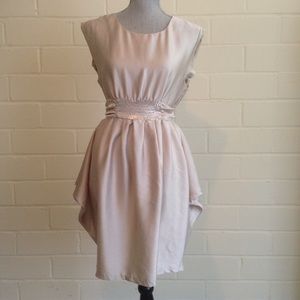 Champagne colored H&M dress