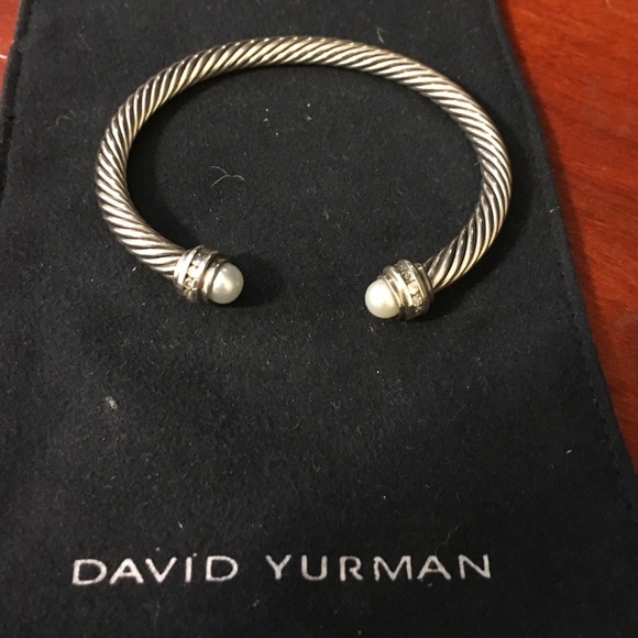 David Yurman Jewelry - David Yurman bracelet with pearl and diamonds