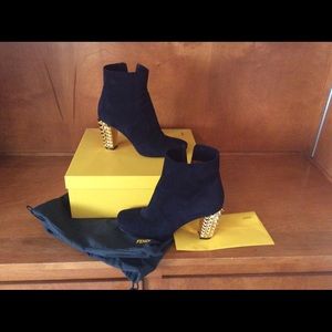 Fendi ankle booties