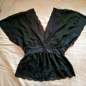 Black Lace Top