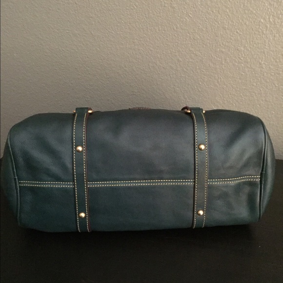 🚫SOLD🚫D&B ✨Teal✨ medium florentine satchel - Picture 3 of 4