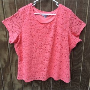 Coldwater Creek Orange Blouse. Size 3X.