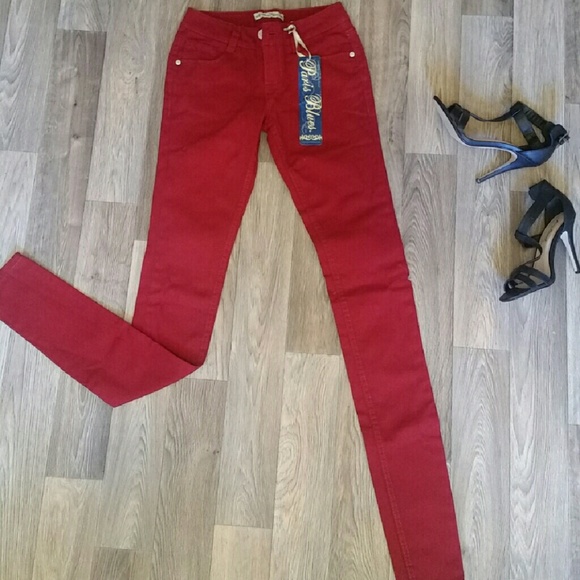 Red Paris Blues Skinny Jeans