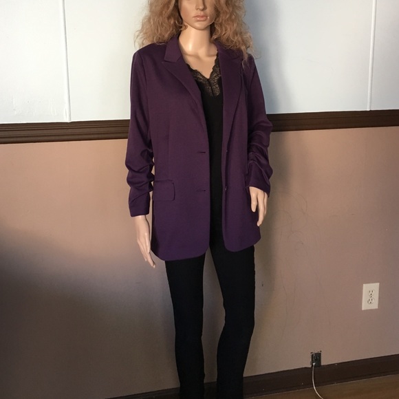 Michael Kors Jackets & Blazers - Deep Purple Michael Kors coat/Blazer