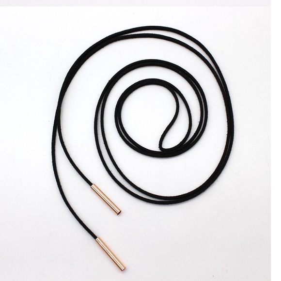 Leather wrap choker necklace - Picture 4 of 4