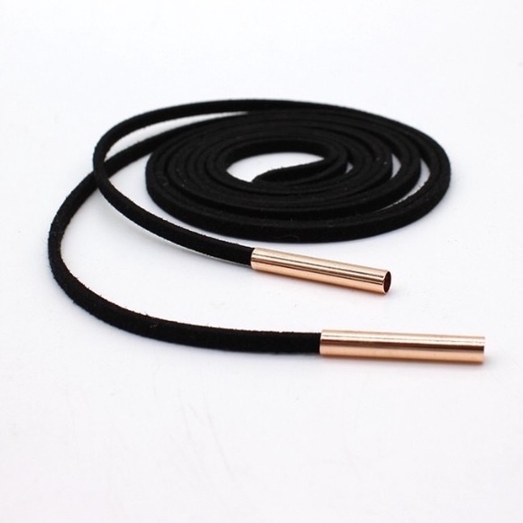 Leather wrap choker necklace - Picture 3 of 4