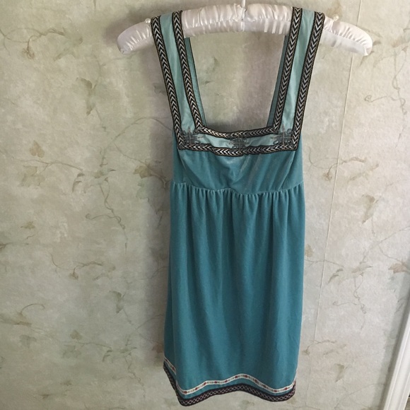 Free People Blue Velvet Dress